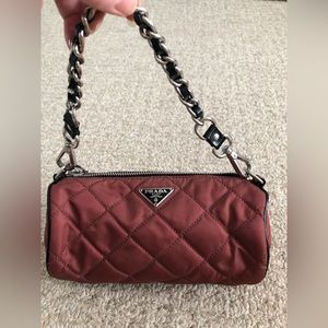 Mini Prada canvas bag